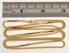 Useful Long Box Link Necklace