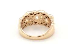 Traditional Design 14k Gold Italian Handmade Ring
