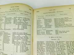 1839 American Almanac Antique Book