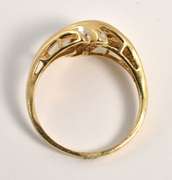 Stylish Diamond Dome Ring