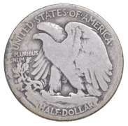 1916-S Walking Liberty Half Dollar
