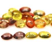 8.29ct heated only Autumn leaves Sapphire set