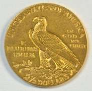 Sharp 1911 US $2.50 Indian Gold Piece