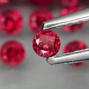 Top violet red 7.32ct Pyrope Garnet set