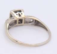 Vintage White Gold apx 0.25ctw Diamond Ring