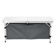 Aluminum Folding Camping Table Under Storage