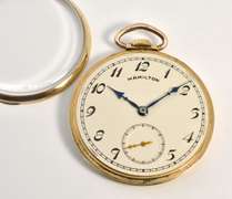 Superb Hamilton Men's GF Pocket Watch