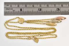 Rope Necklace with Dangles