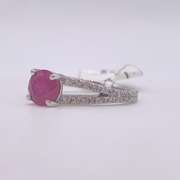 14kt Gold, Ruby, & Diamond Ring