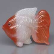 Gorgeous 41.59ct striped Agate carving