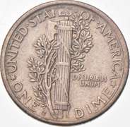 1921-D Mercury Dime