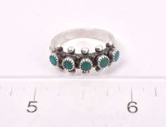 Blue Gemstone Ring in Sterling Silver