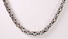 Captivating French Made Necklace in Sterling Silver
