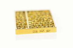 14K Yellow Gold Articulated Abacus Ancient Calculator Charm/Pendant
