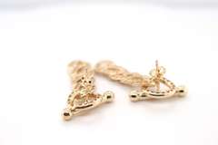 Dangling 14k Gold Handmade Italian Earrings