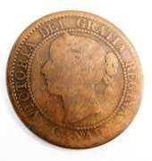 1858 Canada 1 Cent Coin