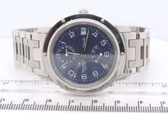 Hermes Stainless Steel Navy Blue Watch