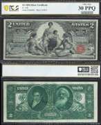 $2 1896 Silver Certificate Fr. 248 PCGS BN 30 PPQ