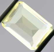 Vibrant yellow 14.61ct emerald cut Citrine