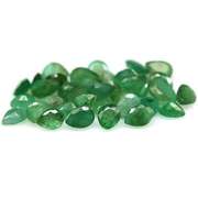 Rich emerald green 8.08ct 36pc emerald set