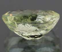 High fire 2.85ct platinum green Aquamarine