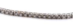 Elegant White Gold Illusion Set Diamond Tennis Bracelet