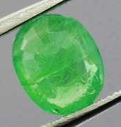 Vivid! .87ct oval cut Tsavorite Garnet