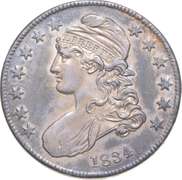 1834 Capped Bust Half Dollar - O-116