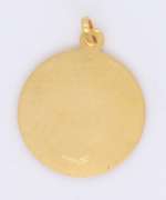 Unique 18KT Virgin Mary Pendant