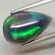Magnificent 3.06ct teal and green flashing Black Opal