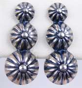 2 Vintage Pairs Sterling Silver Screwback Earrings