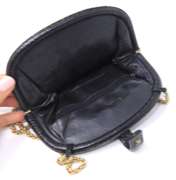 Vintage Designer Chanel Karung Shoulder Bag