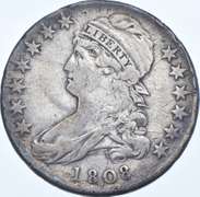 1808 Capped Bust Half Dollar