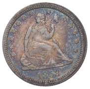 1858 Seated Liberty Quarter