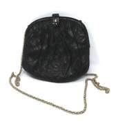 Vintage Designer Chanel Karung Shoulder Bag