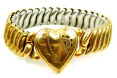 Vintage Gold-Filled Sweetheart Expansion Bracelet