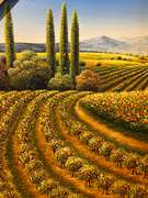 Textured Italian Style Landscape
