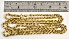 Long 14k Rope Necklace