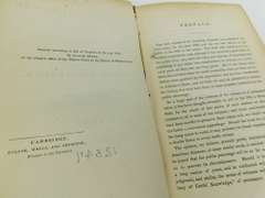 1839 American Almanac Antique Book