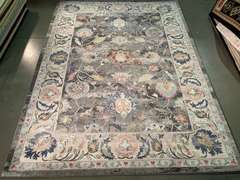 Stunning Vintage Repro Design Rug 8x11