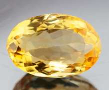 Brilliant! 9ct top golden unheated Citrine