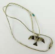 Native American Sterling Eagle Necklace