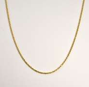 Sparkling 14k Rope Necklace