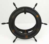 Vintage Large Naval Ship's Wheel Pocket Watch Holder