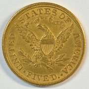Sharp 1881 US $5 Liberty Gold Piece. Full strike
