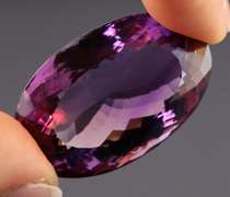 Collectors color shifting 87.40ct eye clean Brazilian Amethyst