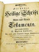 1828 Martin Luthers German Leather Bible