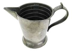 C. 1850 French Pewter Apothecary Measure