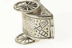 Sterling 3D Ice Cream Street Cart Vendor Figurine