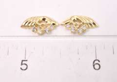 Dazzling Diamond Earrings in 14K Yellow Gold